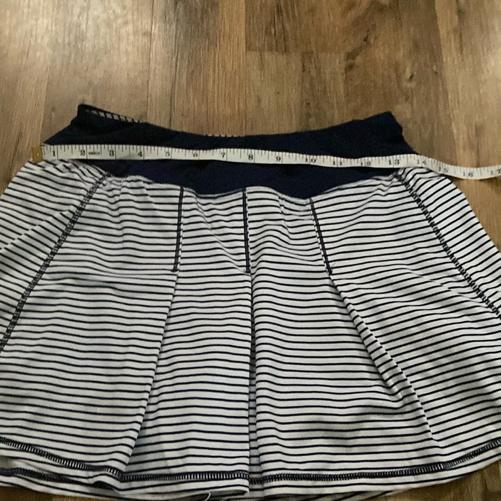 Kyodan Tennis Skort XS Skirt Preppy Navy White Stripes Golf Old Money - Picture 4 of 6